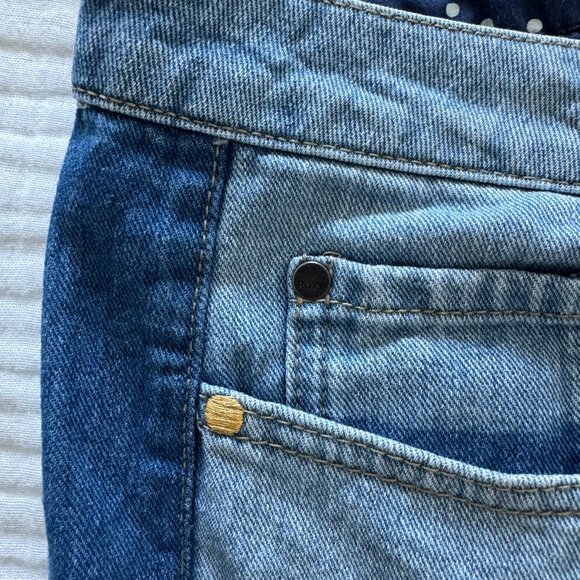 ROXY Cloudy Days Boyfriend Fit Two-Tone Jeans Like New ✨ - Picture 5 of 16